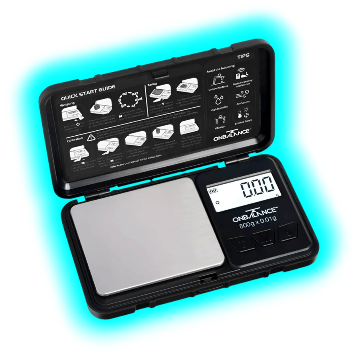 On Balance Robust Pocketscale 500 x 0.01g Black