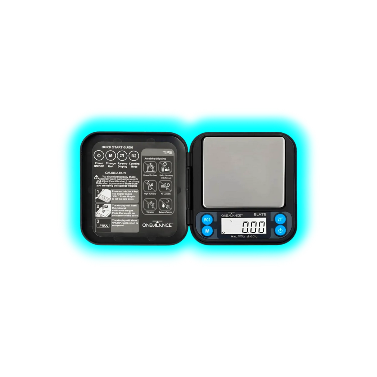 On Balance Slate Scale Black 100 x 0.01g