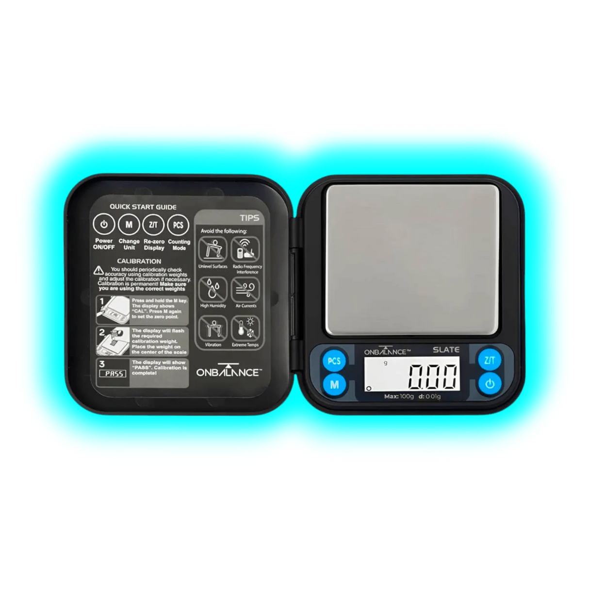 On Balance Slate Scale Black 100 x 0.01g