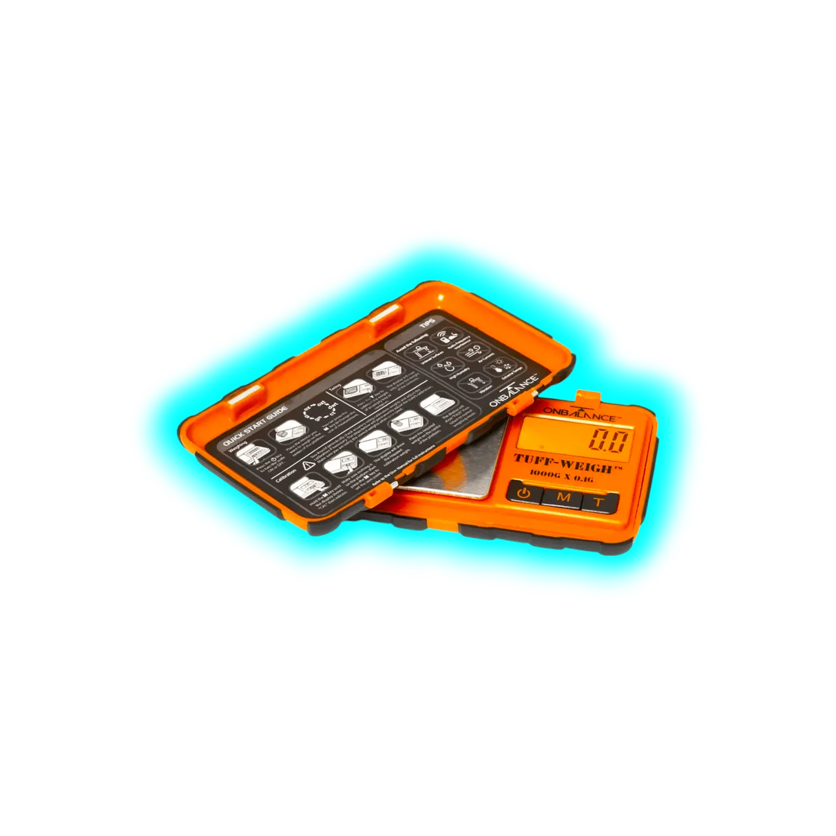 On Balance Tuff Weigh Pocket Scale 200 x 0.01g Orange