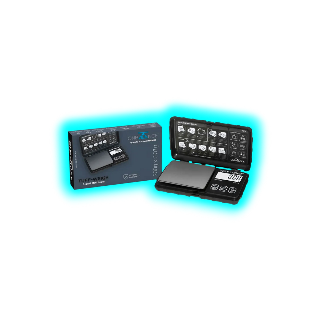 On Balance Tuff-Weigh 200 x 0.01g Black