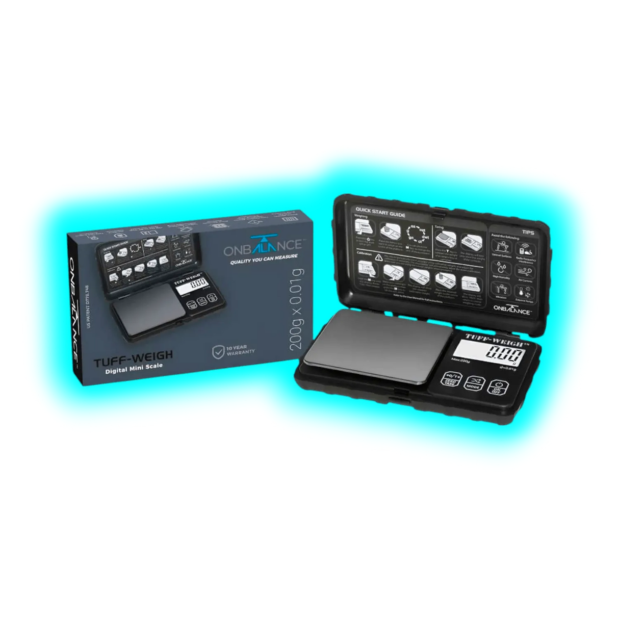 On Balance Tuff-Weigh 200 x 0.01g Black