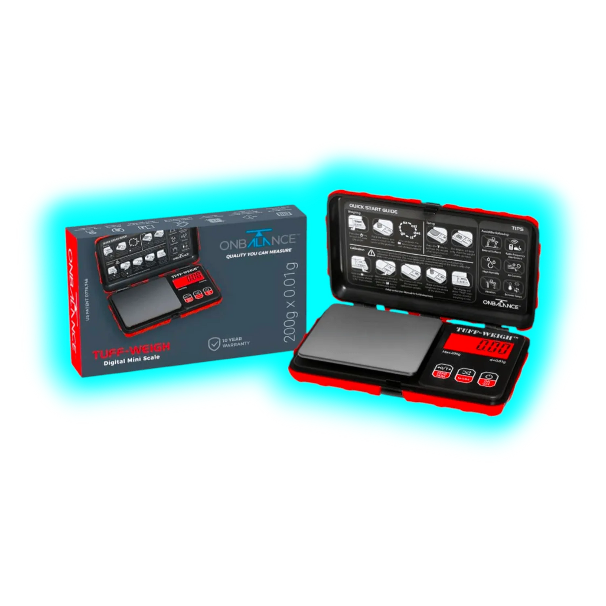 On Balance Tuff-Weigh 200x0.01g Red