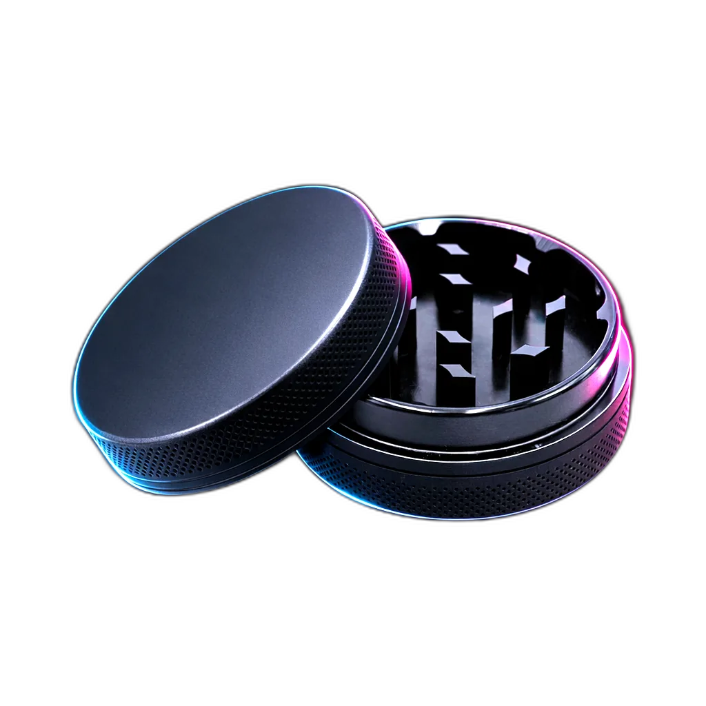 Silicone coated Grinder Black 2 Parts 50mm