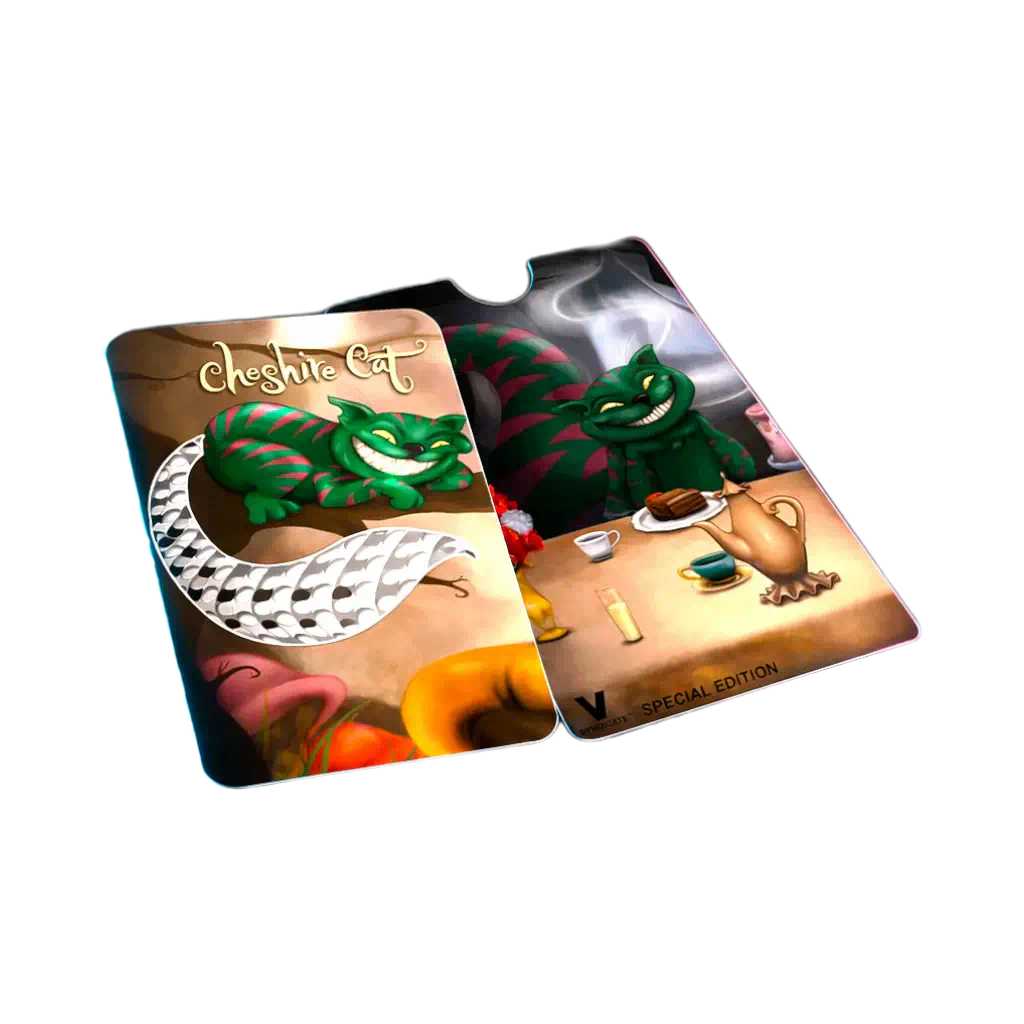Carta Grinder del V Syndicate - Alice in Grinderland e Cheshire cat