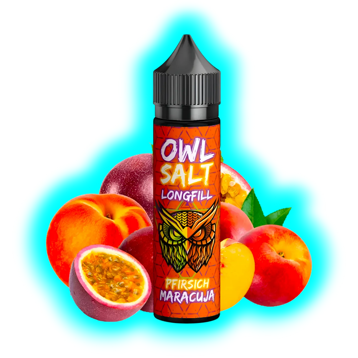Owl Salt Longfill Pfirsich Maracuja 10/60ml