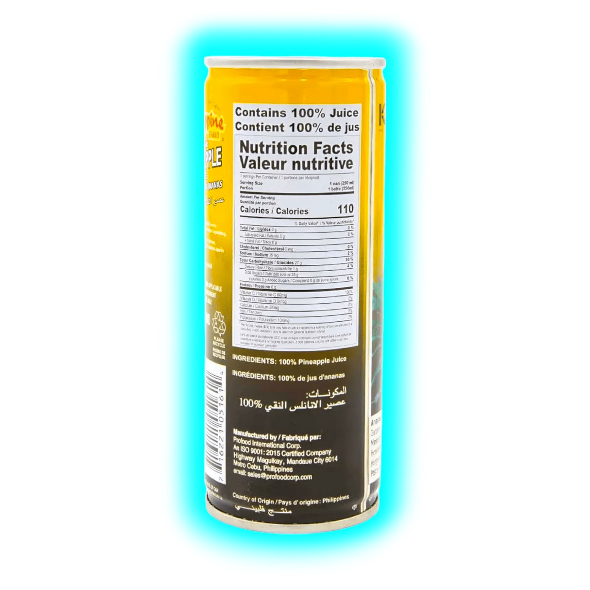 Philippine Pineapple Juice 25cl