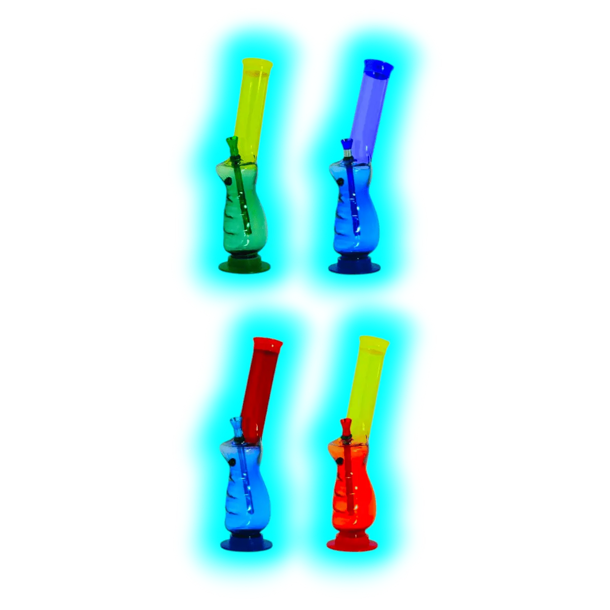 Pistolengriffbong 30cm PB-003C Assort