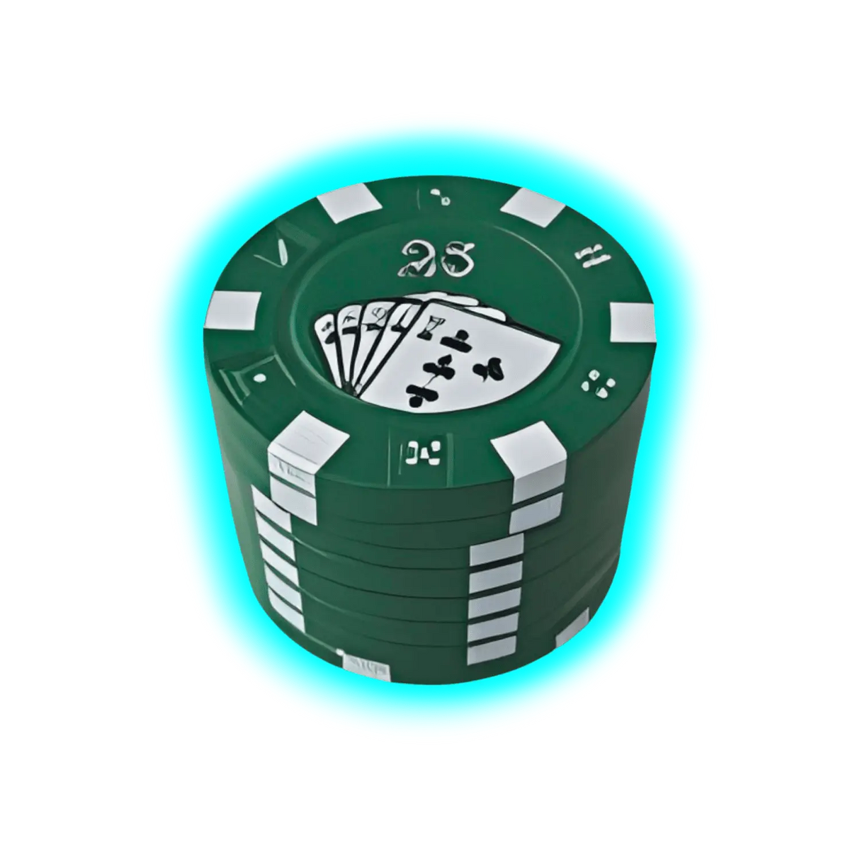 Pokergrinder aus Metall mit Sieb grün