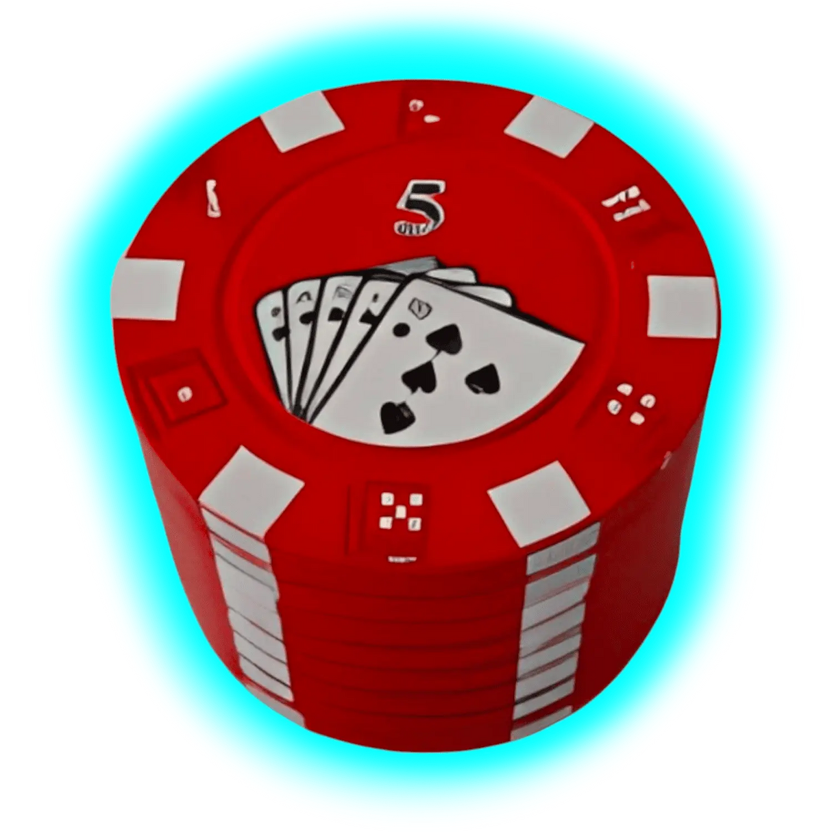 Pokergrinder aus Metall mit Sieb rot