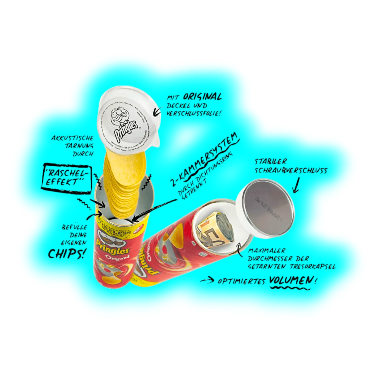 Pringels Original Dosentresor Bausatz