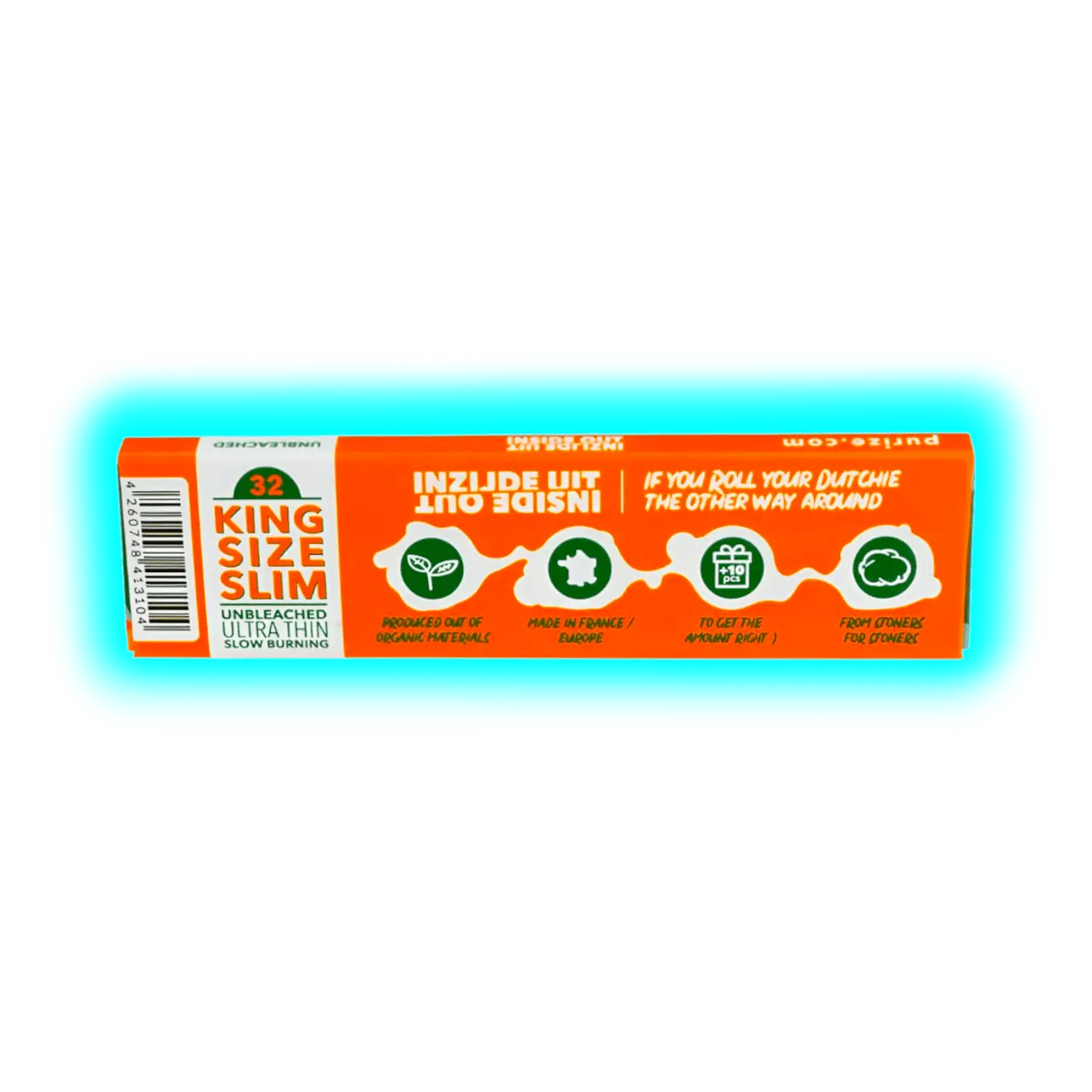 PURIZE Inside Out Papers King Size Slim Display 50pcs