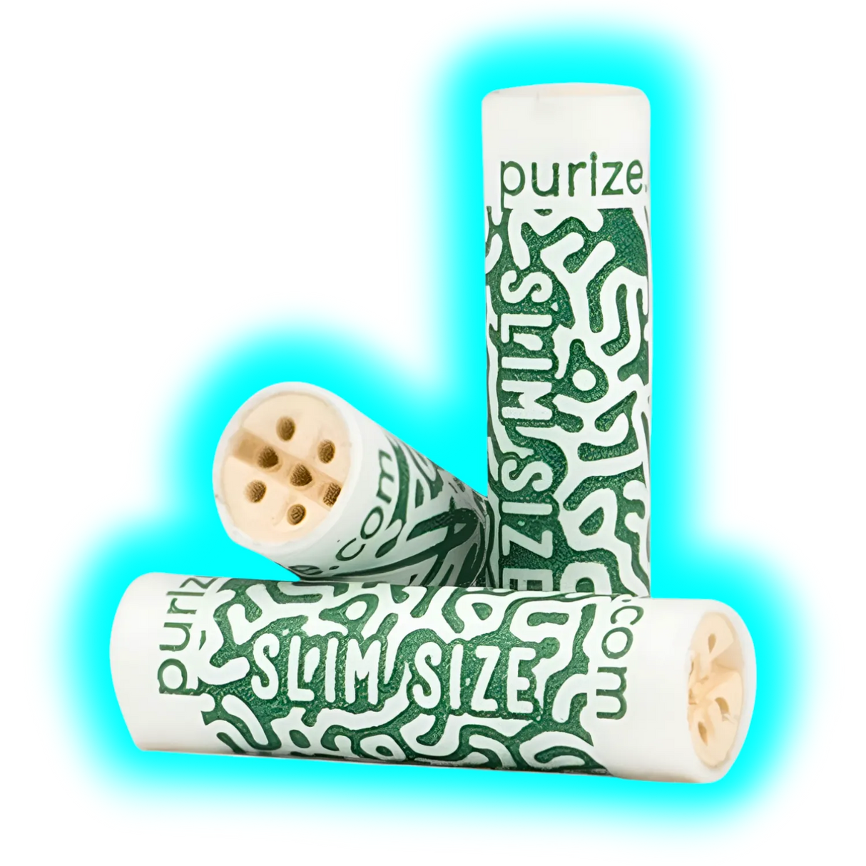 Purize Slim Size 50er Soft Pack Green White
