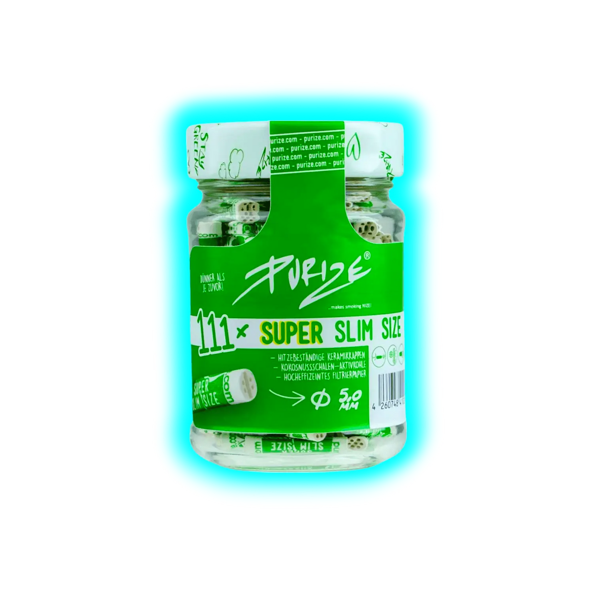 Purize Super Slim 111er Glass