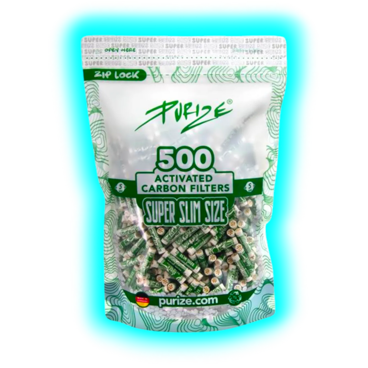 Purize Super-Slim 500er Pack White Green