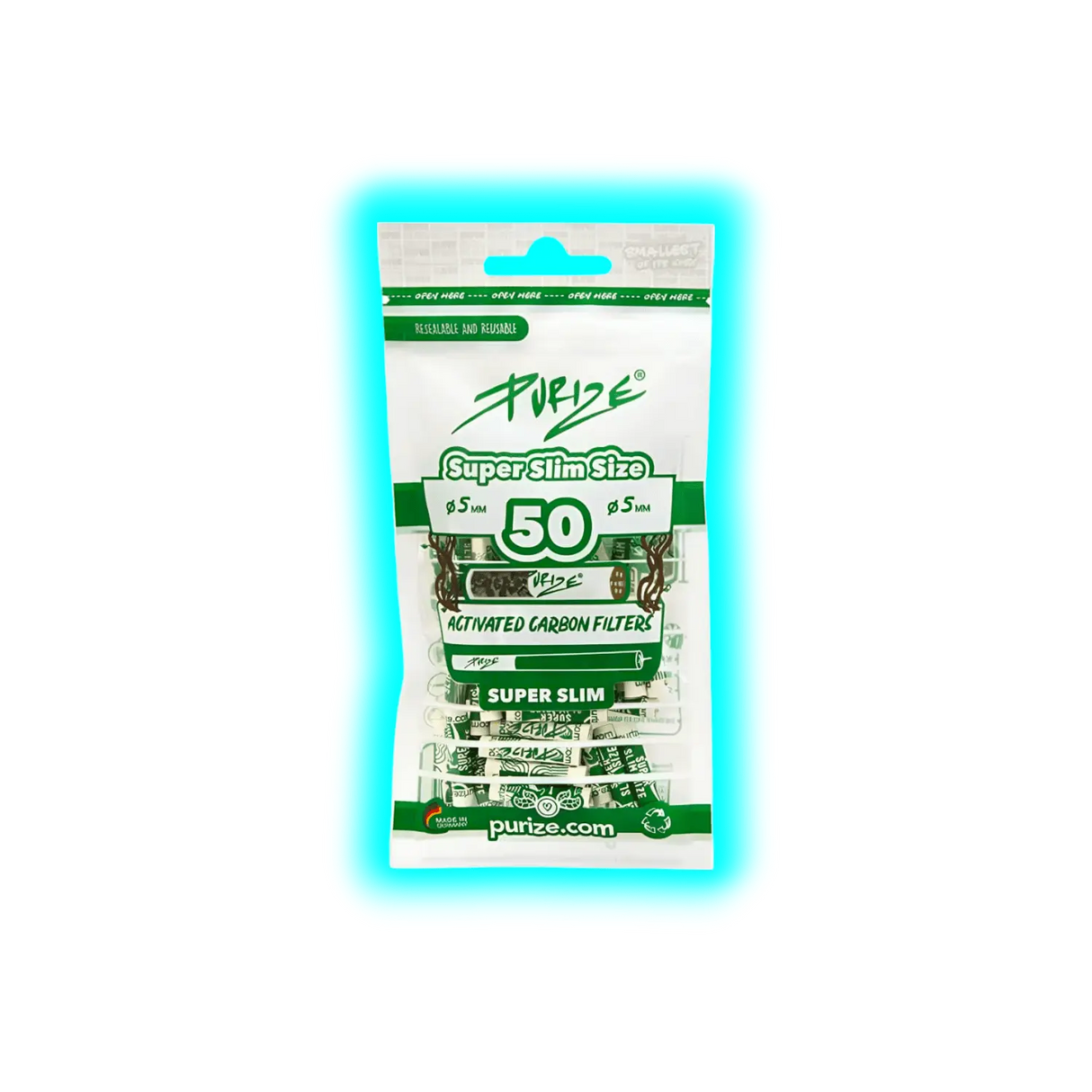 Purize Super-Slim 50er Pack White Green