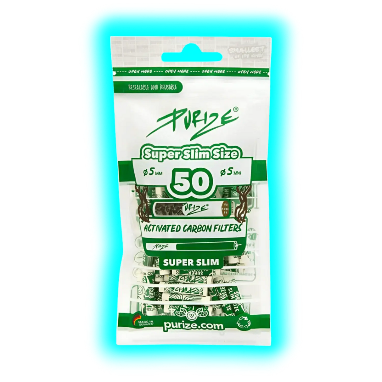 Purize Super-Slim 50er Pack White Green