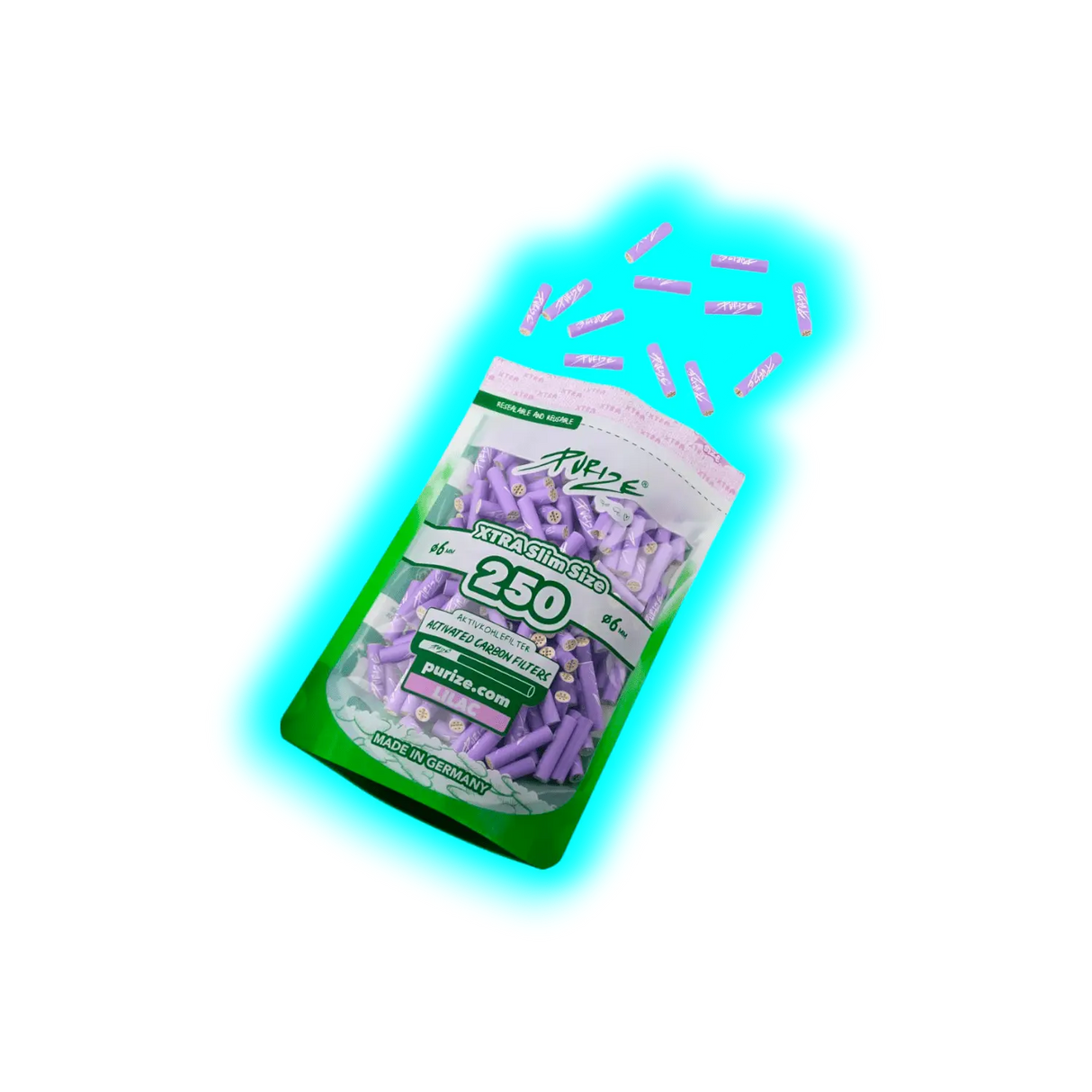 Purize Xtra-Slim 250er Pack Lilac