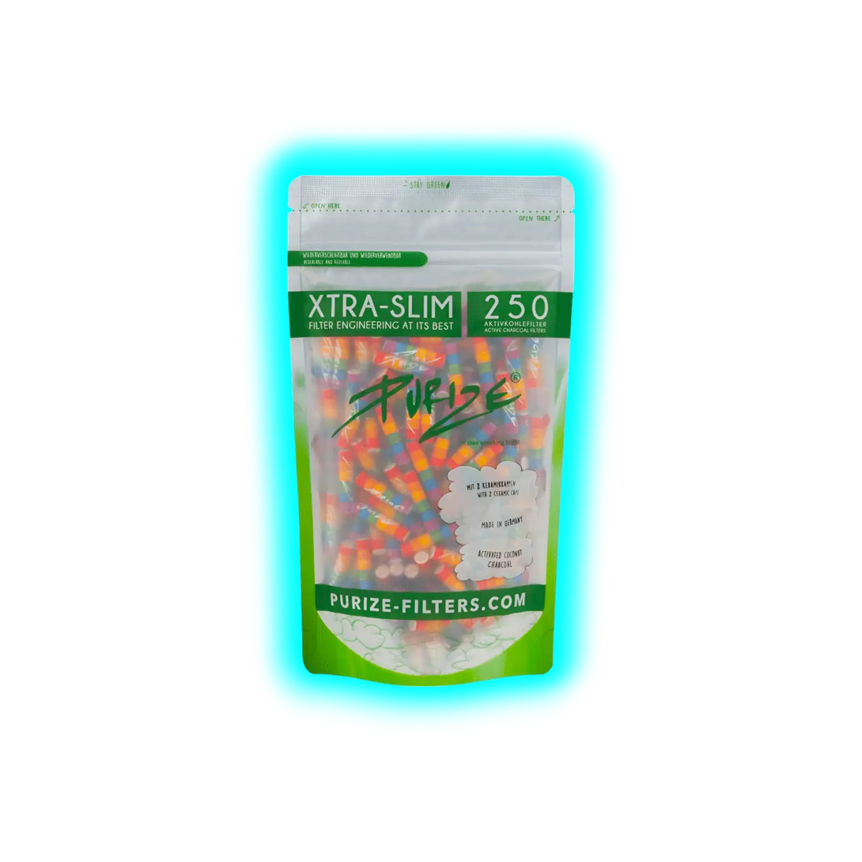 Purize Xtra-Slim 250er Pack Rainbow