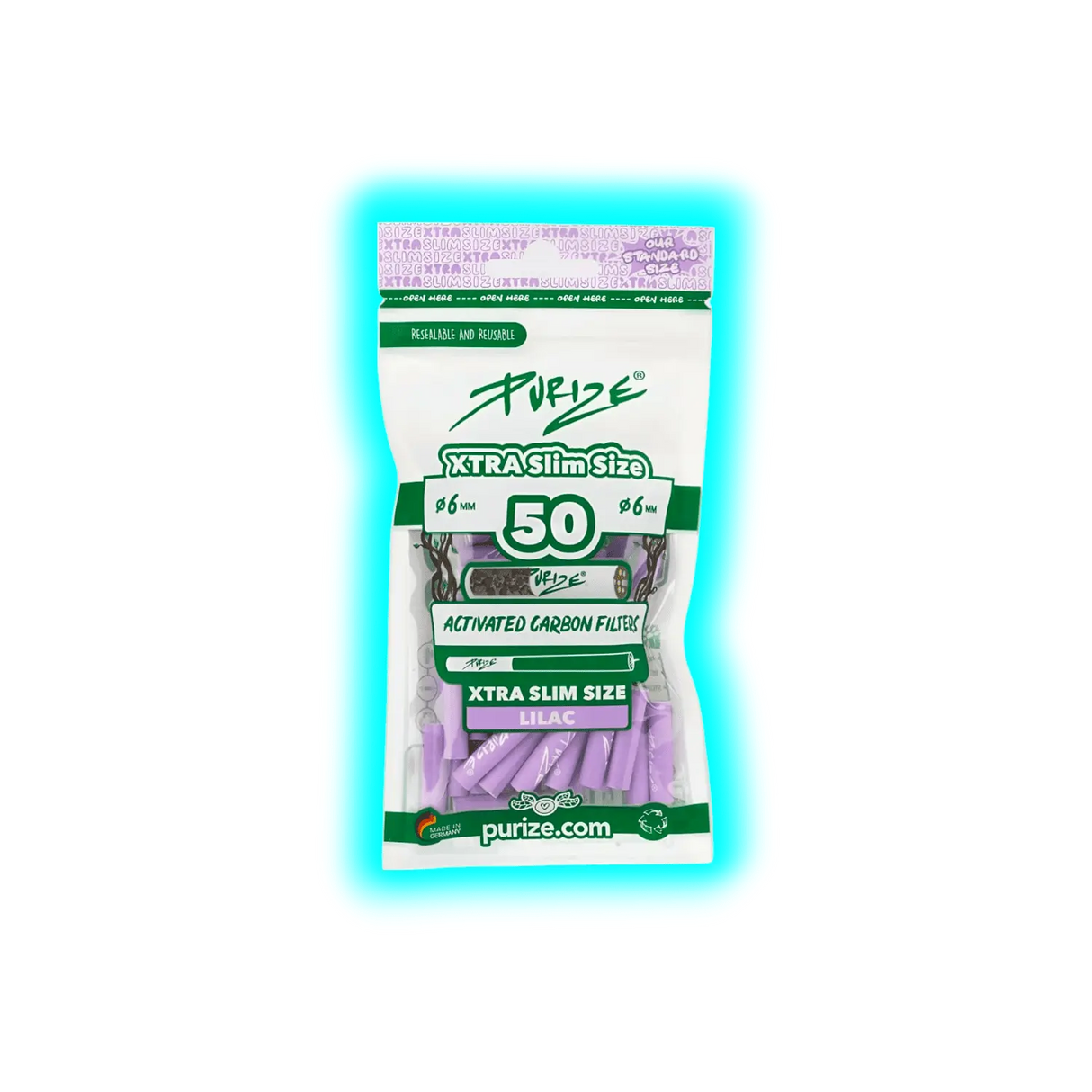 Purize Xtra-Slim 50er Pack Lilac