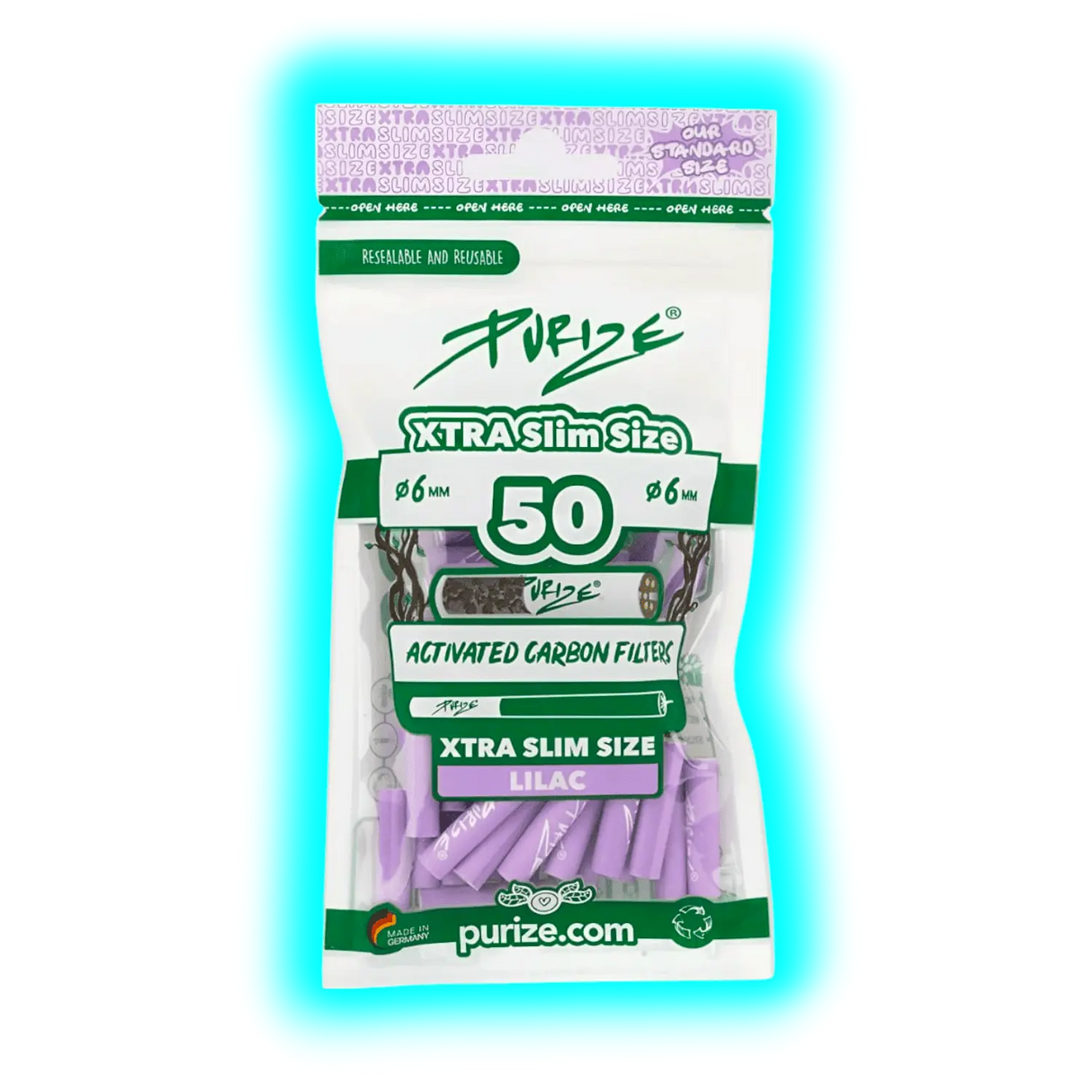 Purize Xtra-Slim 50er Pack Lilac