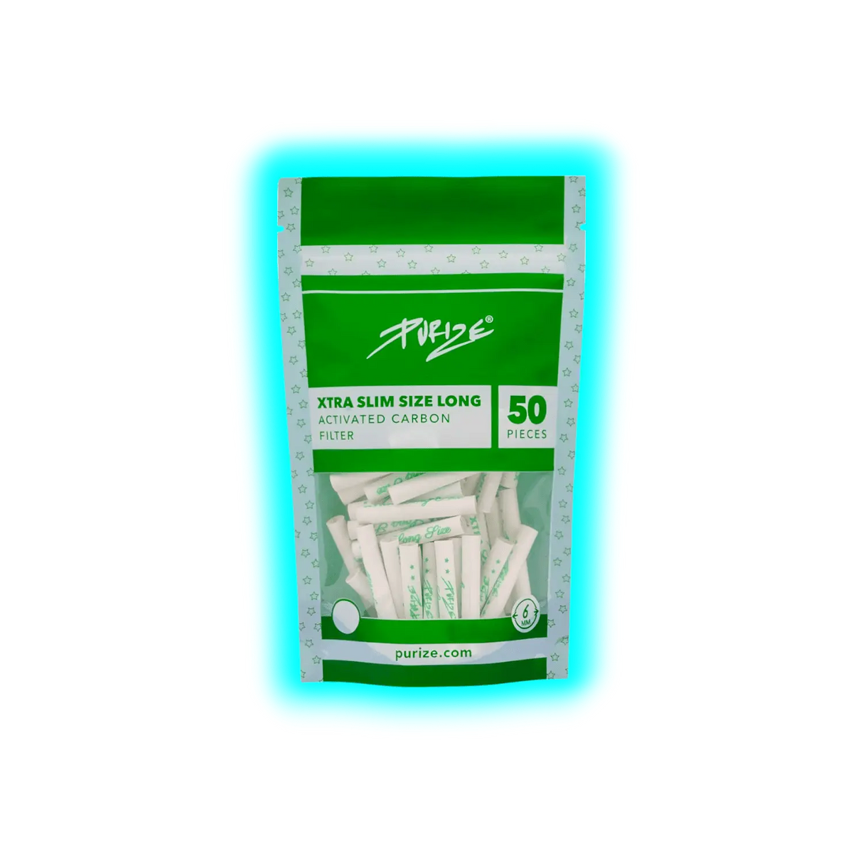 Purize Xtra-Slim Long 50er Pack White