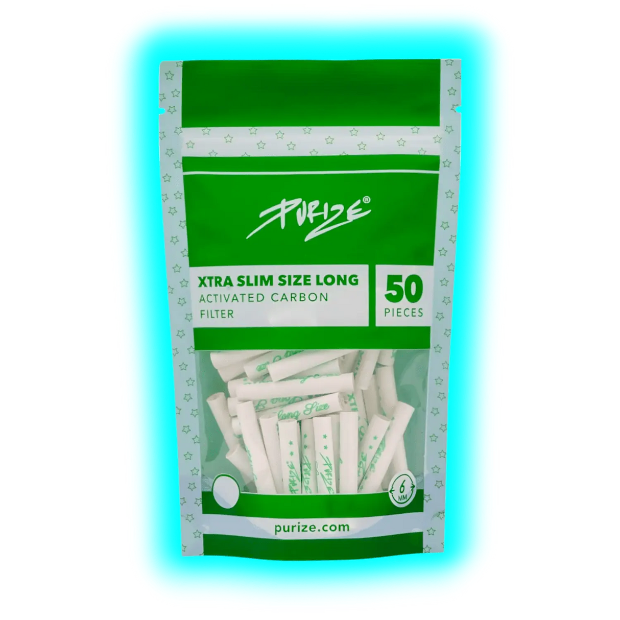 Purize Xtra-Slim Long 50er Pack White