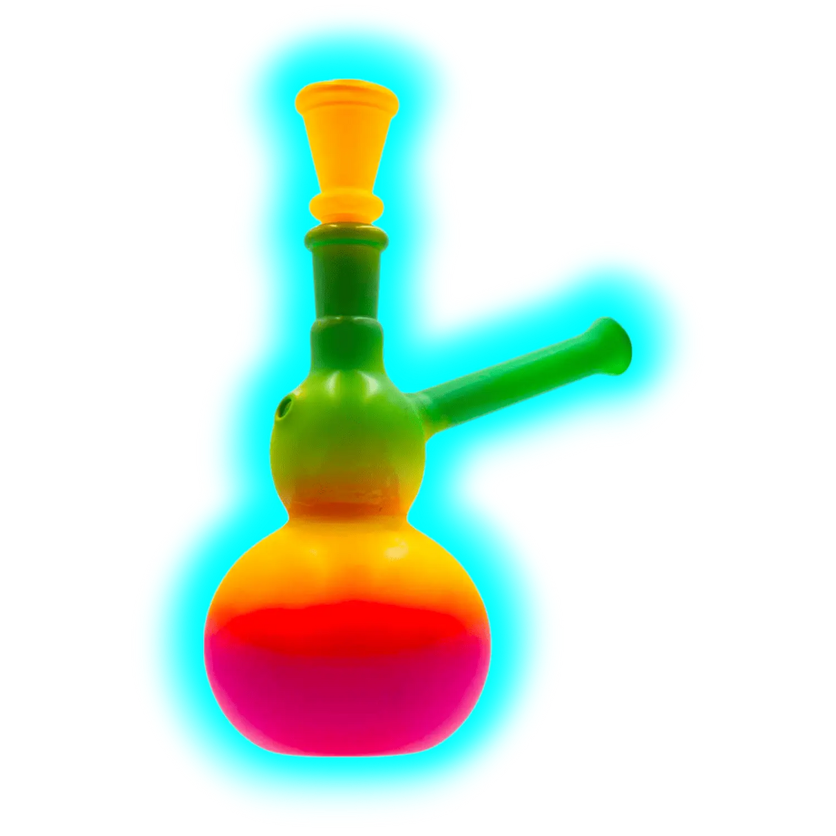 Rainbow Glass Bong 14cm