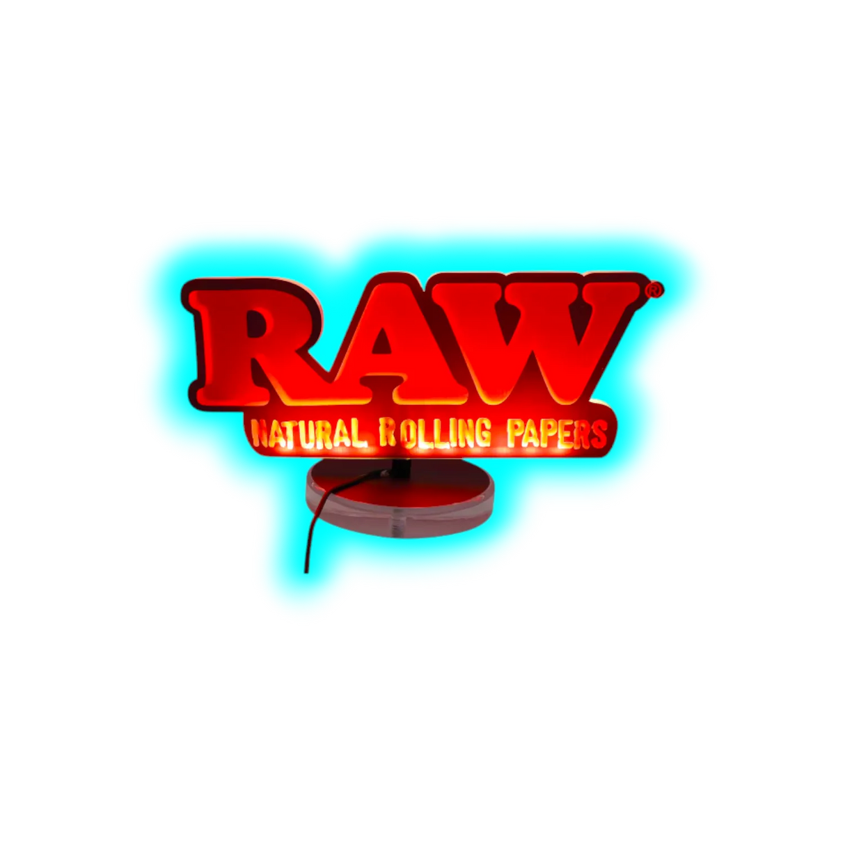 RAW Acrylic LED Sign RAW With USB
