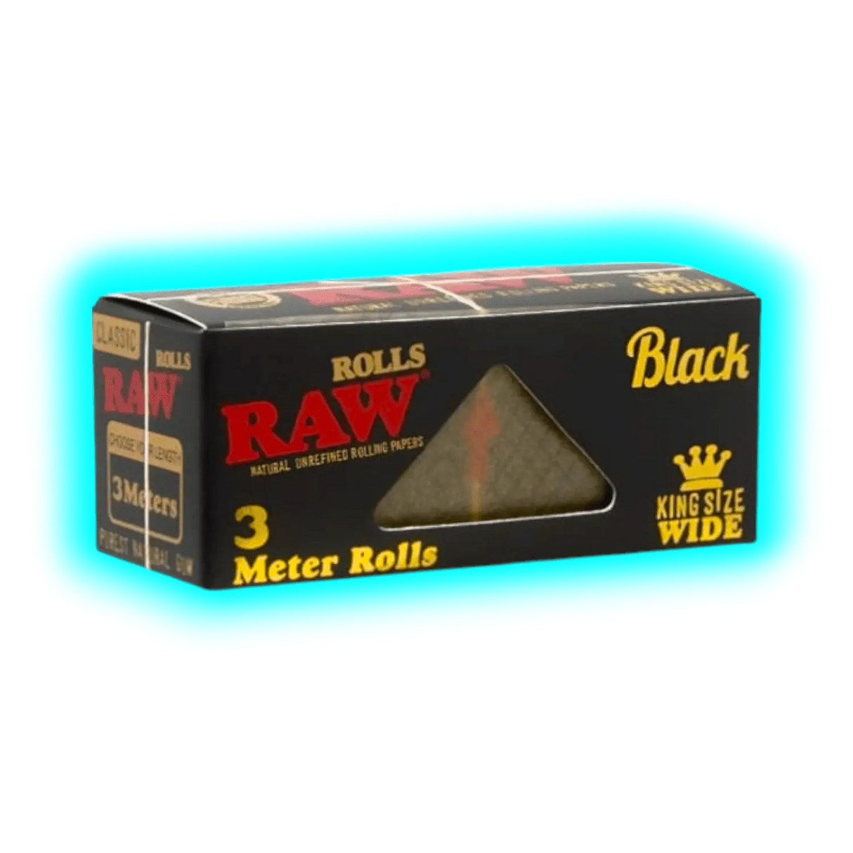 RAW Black Classic Rolls King Size 3 m Box