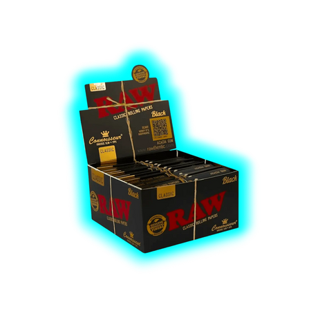 Raw Black Connoisseur King Size With Filters Box 24pcs