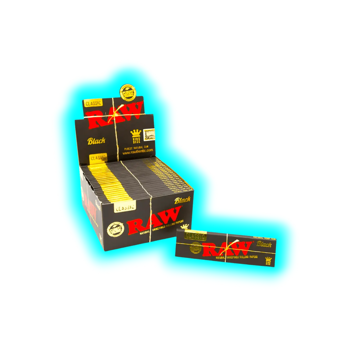 RAW Black Papers King Size Extra Fine Box