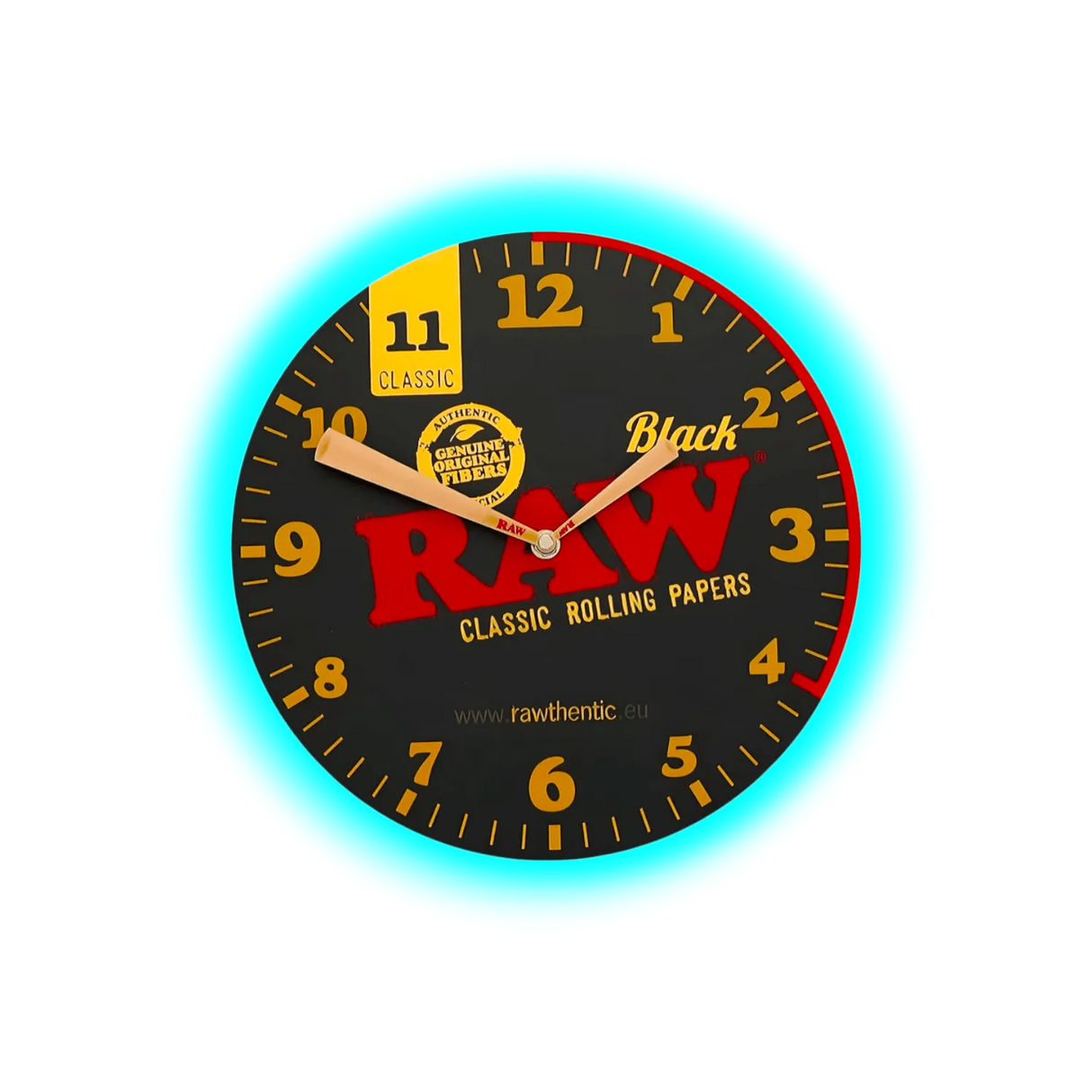 Raw Black Wall Clock 30cm