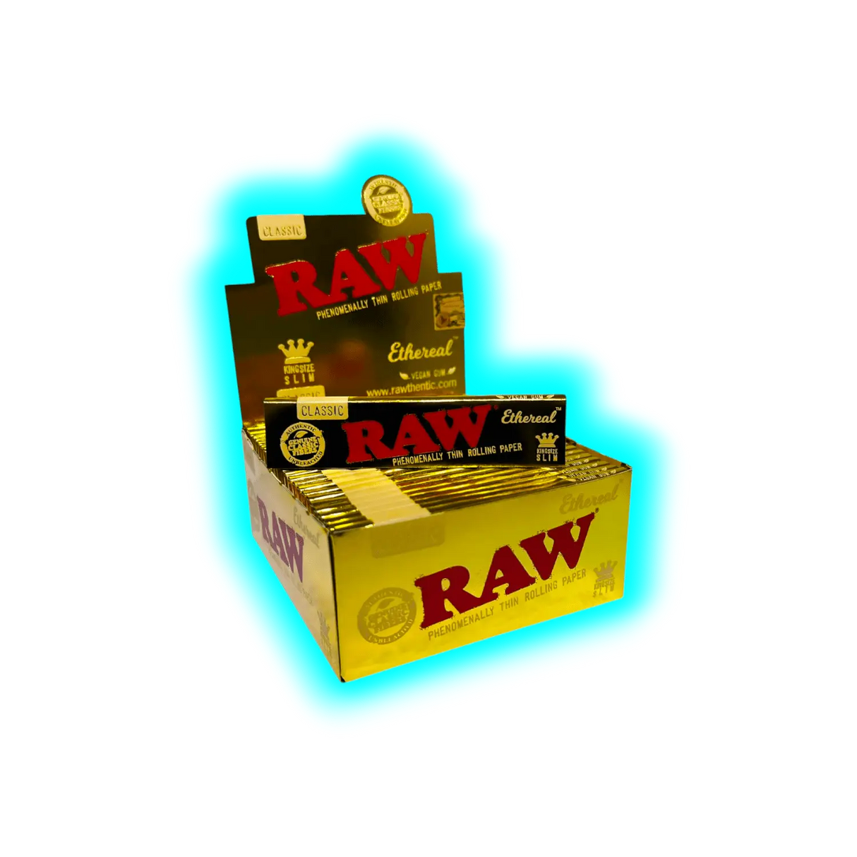 Raw Classic Ethereal Papers King Size Slim Display