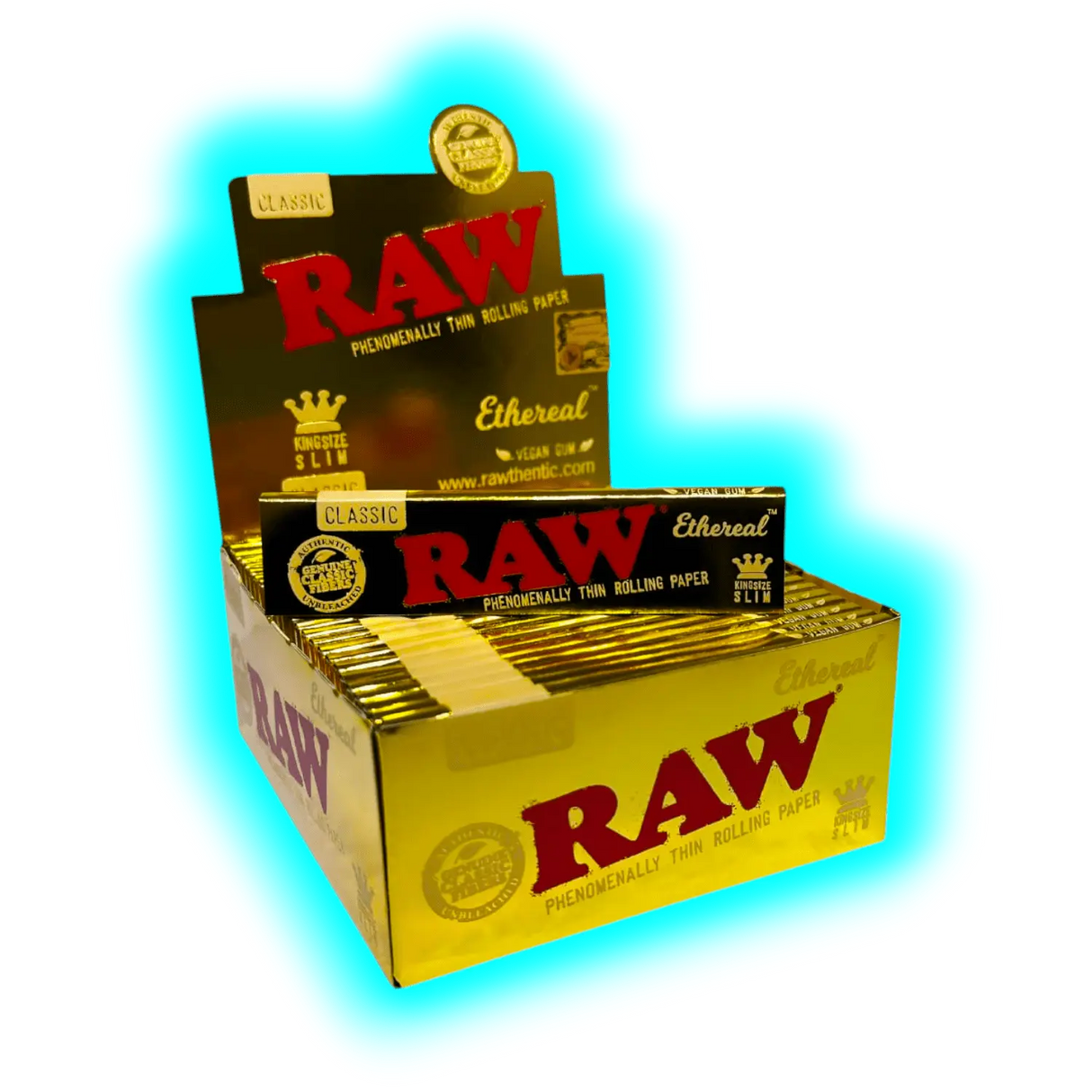 Raw Classic Ethereal Papers King Size Slim Display