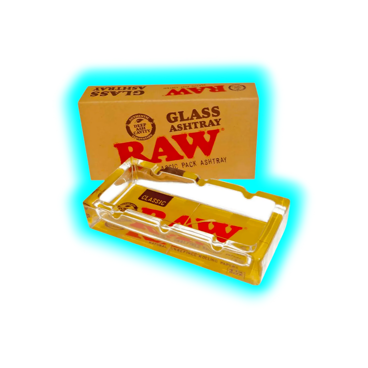 RAW Classic Pack Glass Ashtray
