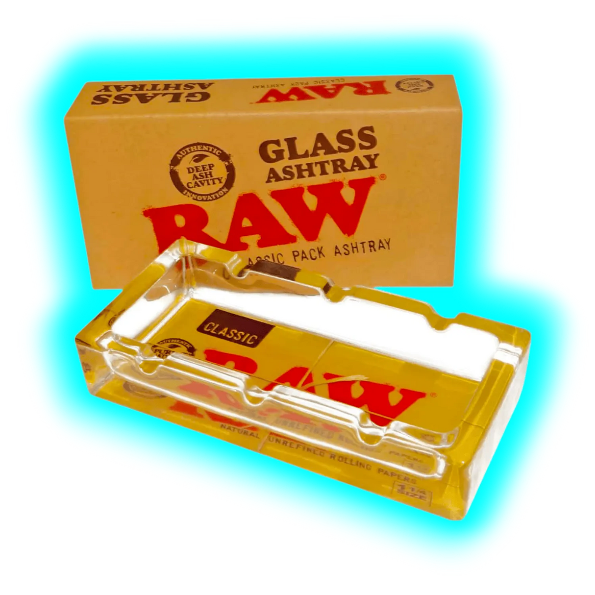 RAW Classic Pack Glass Ashtray