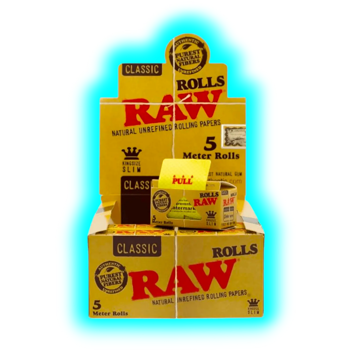 RAW Classic Rolls Single Wide Box