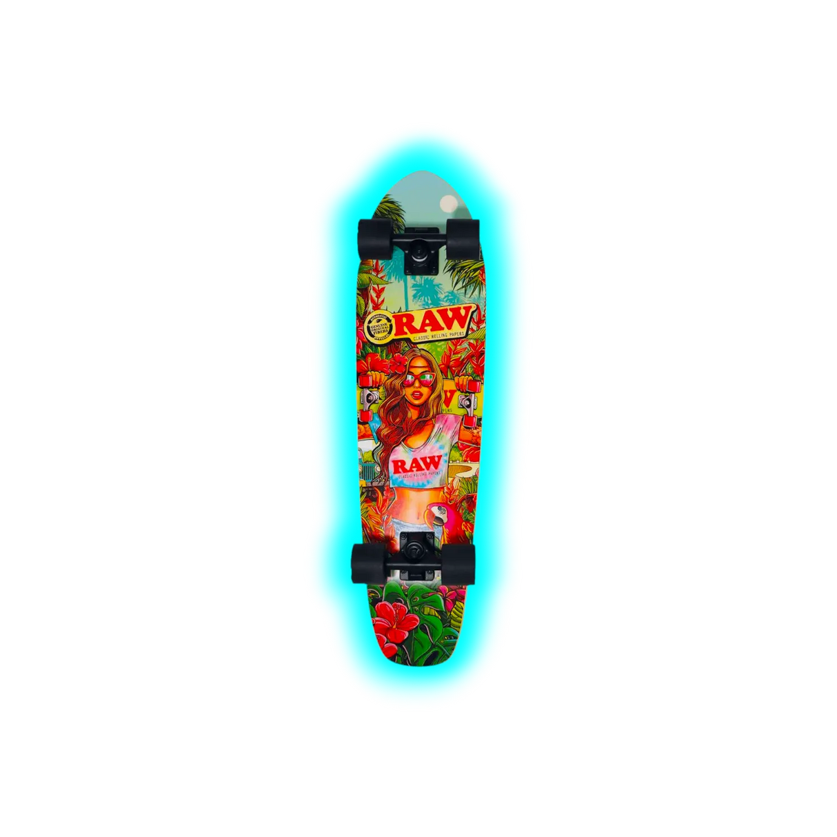 RAW Cruser Skateboard Brazil Girl