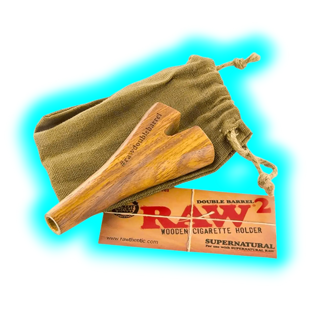 RAW Double Barrel 2fach Zigarettenhalter
