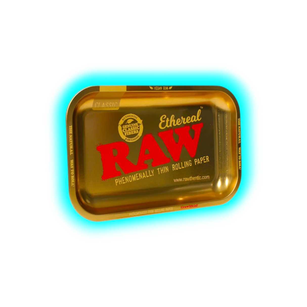 RAW Ethereal Rolling Tray M Gold 175 x 275mm