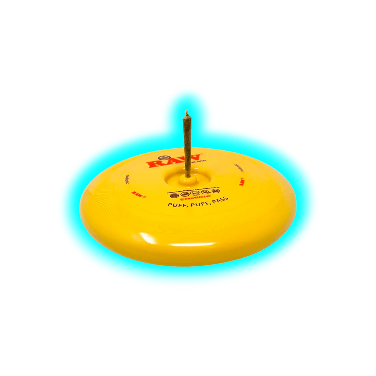 Raw Flying Disc with Cone Holder