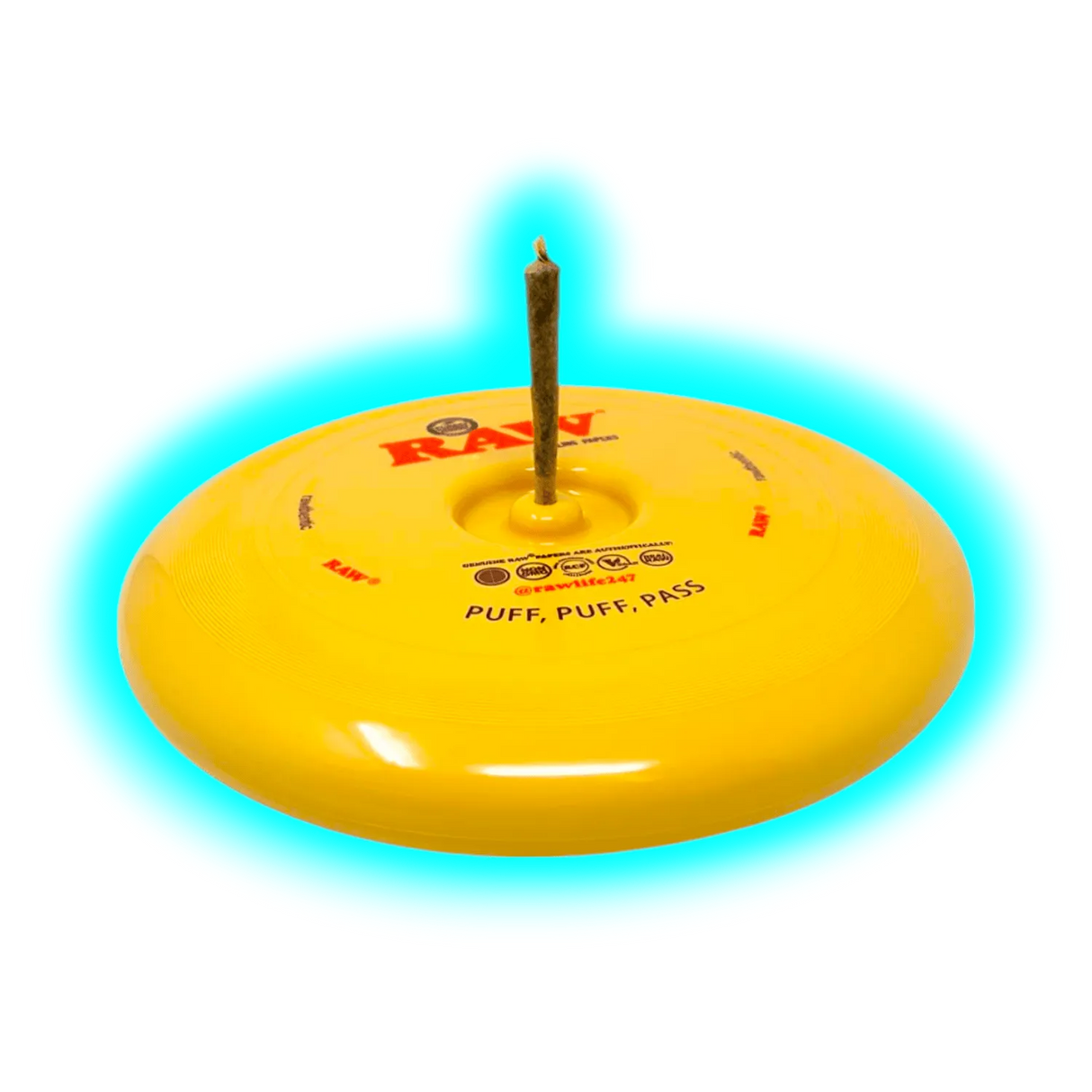 Raw Flying Disc with Cone Holder