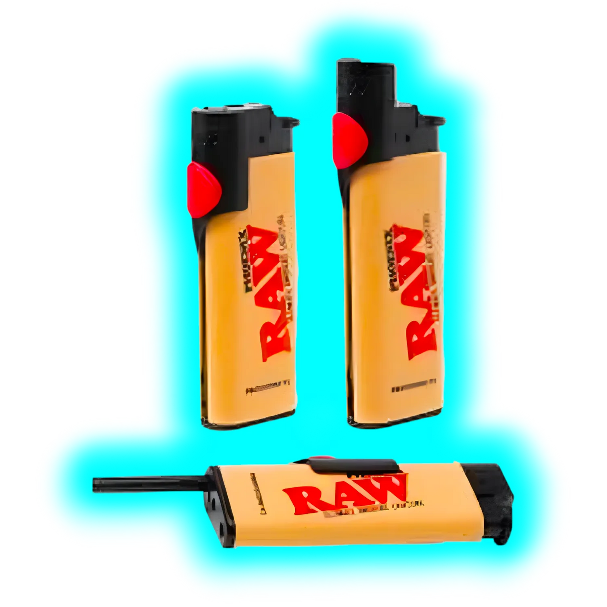 Accendino Raw con antivento e poker marrone