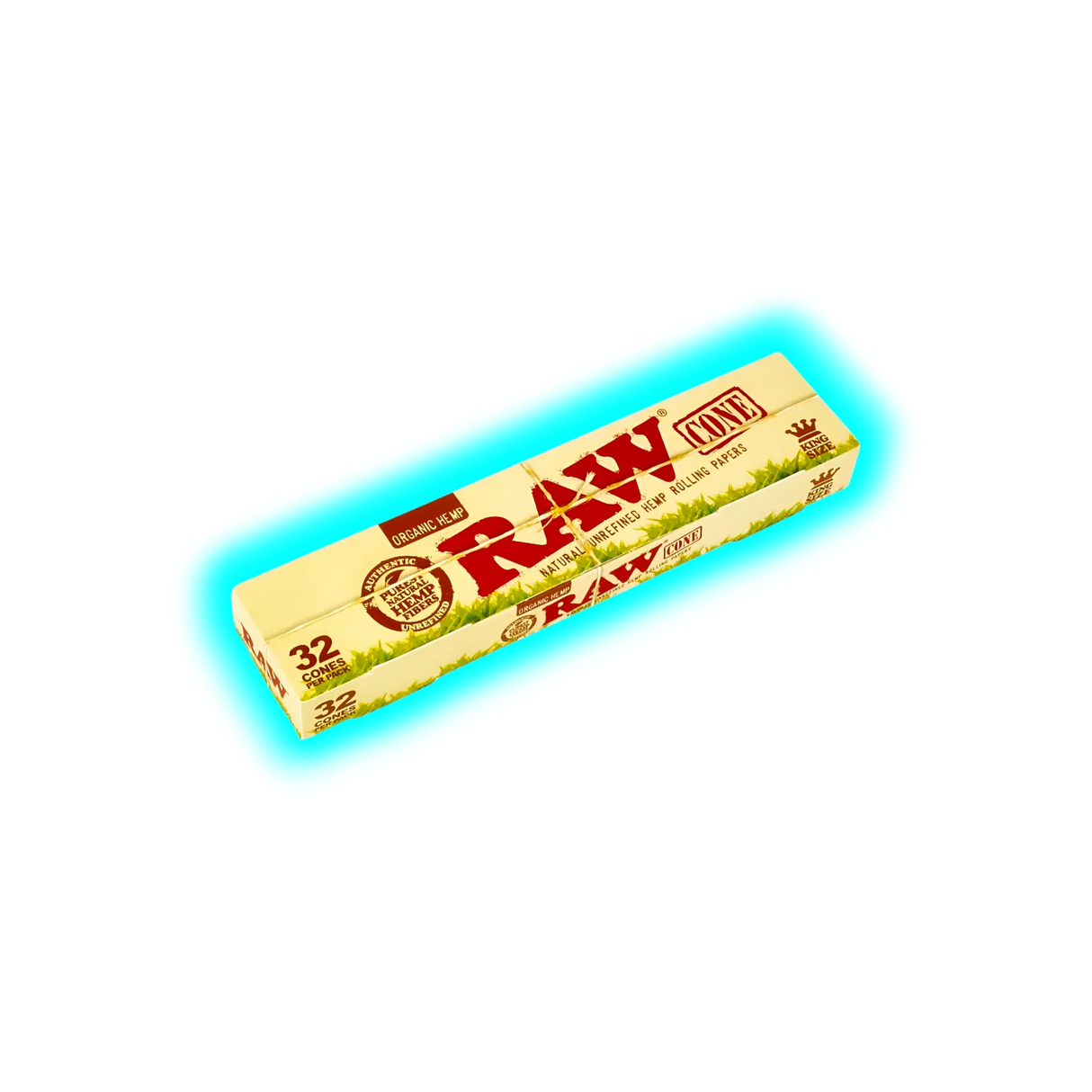 RAW Organics Prerolled Cone 109mm 32pcs