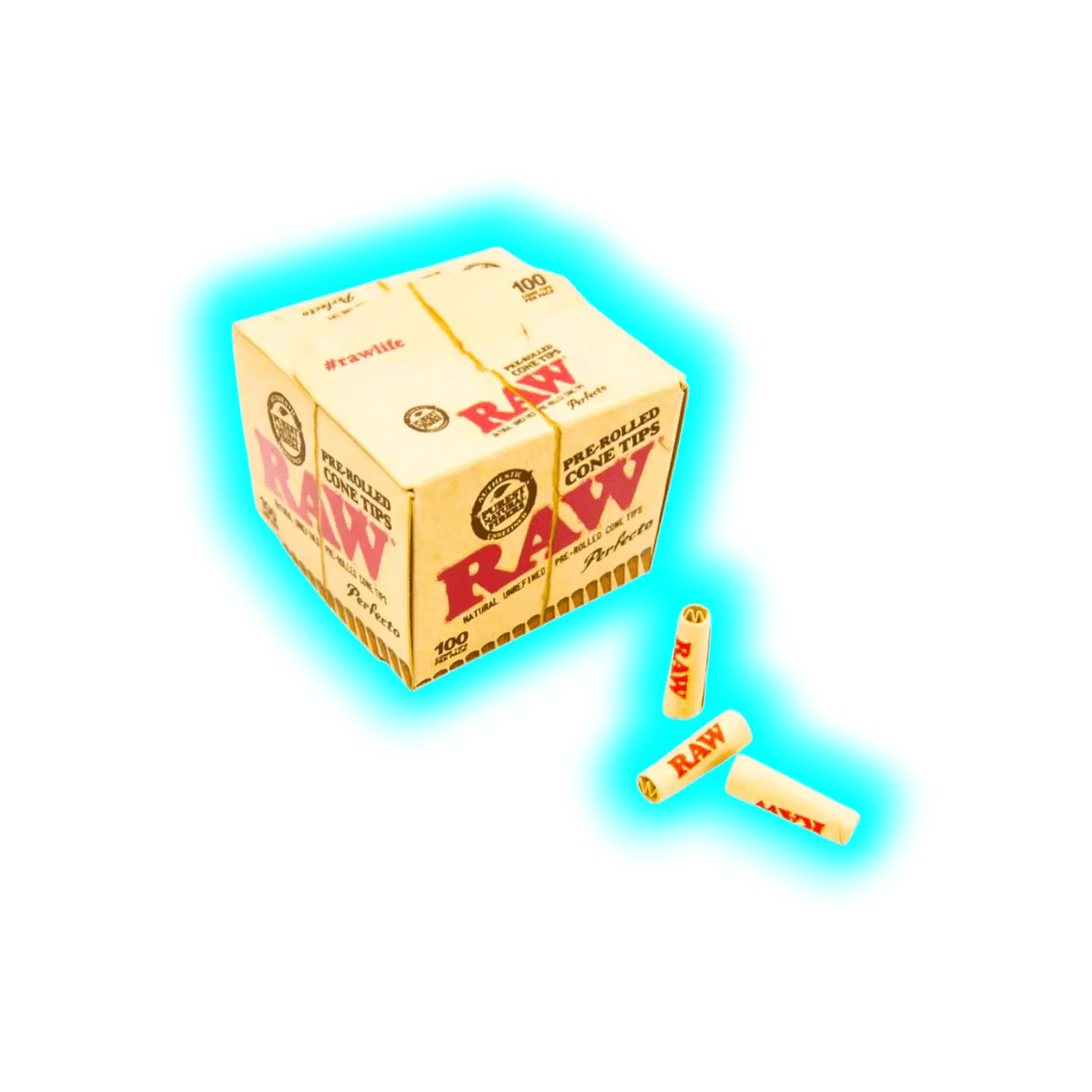 RAW Pre-Rolled Cone Tips Perfecto 100Stk.