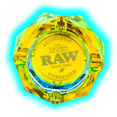 RAW Rainbow Glass Ashtray