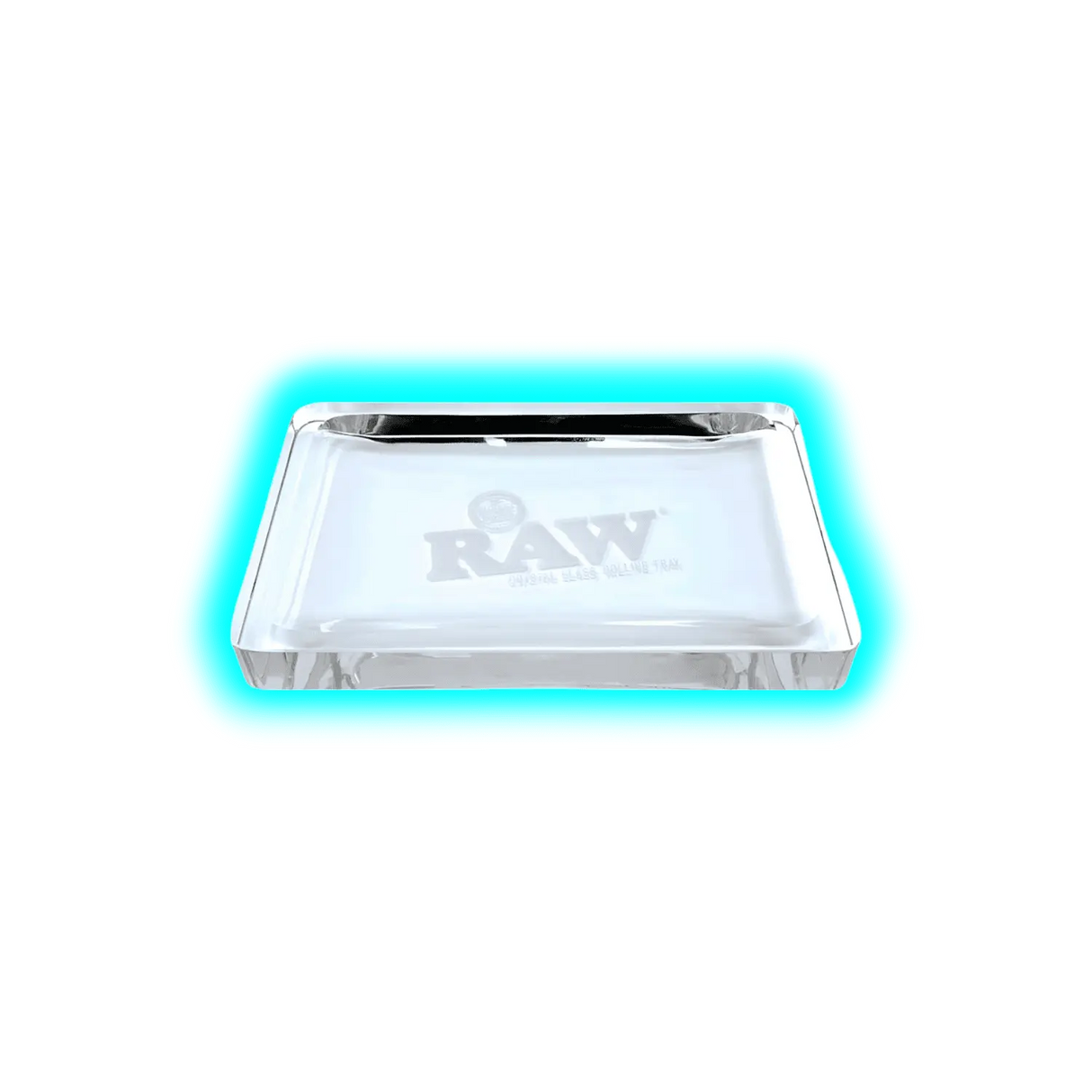 RAW Rolling Tray L Crystal Glass 235 x 320mm