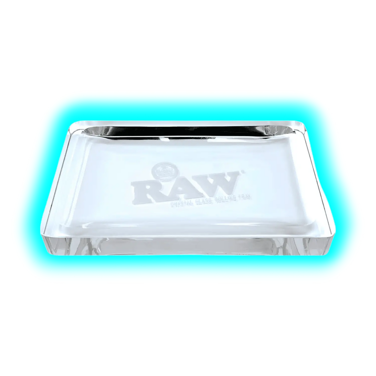 RAW Rolling Tray L Crystal Glass 235 x 320mm