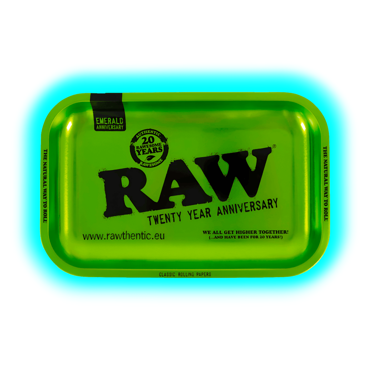 RAW Rolling Tray M Emerald Green 175 x 275mm